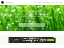 Tablet Screenshot of nibbleblog.com